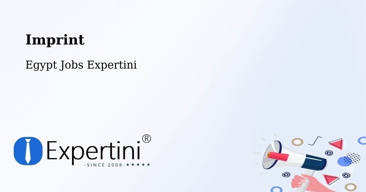 Imprint – Munūf - Egypt Jobs Expertini