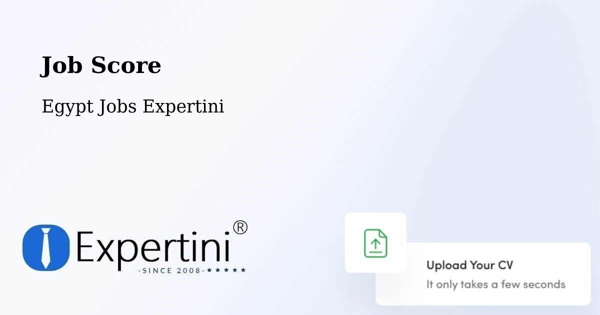 Job Score & Job Description Score Tool – Munūf - Egypt Jobs Expertini